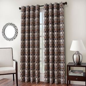 Selling Cadence Chenille Jacquard Curtain Panels